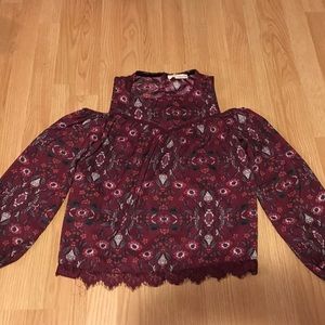 Cold Shoulder Blouse